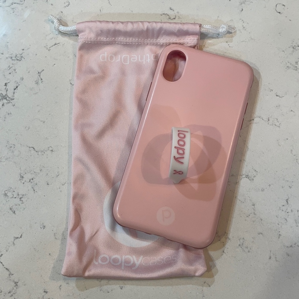 Loopy Blush iPhone X Case